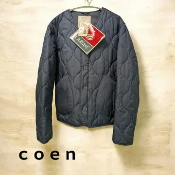 택 포함 새상품 OUTLAST(R) 밀리터리 코트 퀼팅 코트 L 사이즈