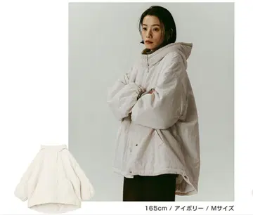 몬스터 후드티 여성용 블루종 다운 자켓 andme