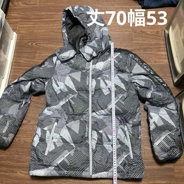 PUMA 기하학 패턴 다운 자켓 M 사이즈