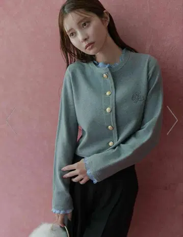 CELFORD / 셀포드 프릴 탈부착 가디건