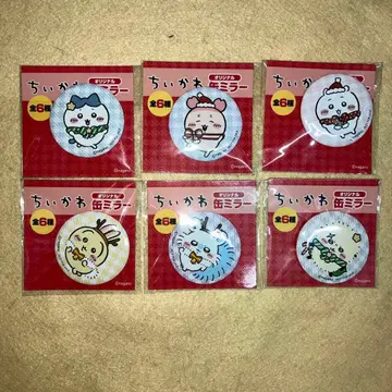 치이카와 (먼작귀) 캔 거울 6종류 컴플리트 1세트 총 6개