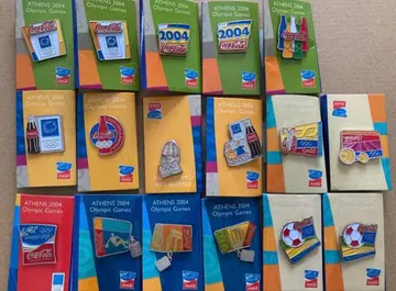 2004년 아테네 올림픽 코카콜라 핀 배지 17개 14종