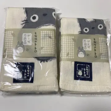 [새상품] 2장 세트 페이스 타월 워시 타월 이웃집 토토로 거즈