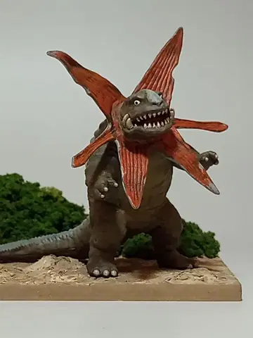 가보라 산간부 출현 미니 디오라마 (hg 시리즈 리페인트품 사용)