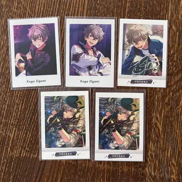 오오가미 코가 UNDEAD 파샤코레 금박 있음 5장 세트