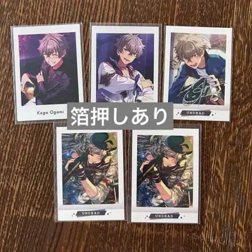 오오가미 코가 UNDEAD 파샤코레 금박 있음 5장 세트