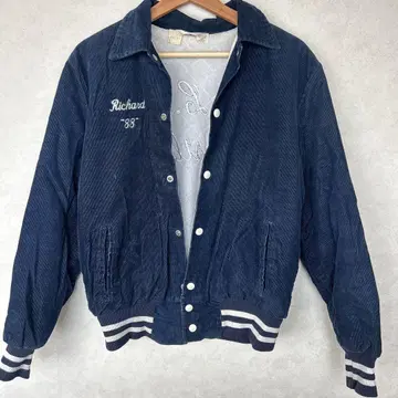 USA 90s 구제 의류 아메카지 코듀로이 자켓 바시티 자켓 S