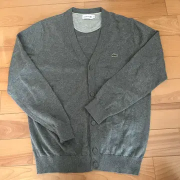 LACOSTE 신사 그레이 가디건