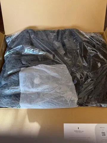 이시카와 라보 한정 판매 차콜 그레이 보아 P코트