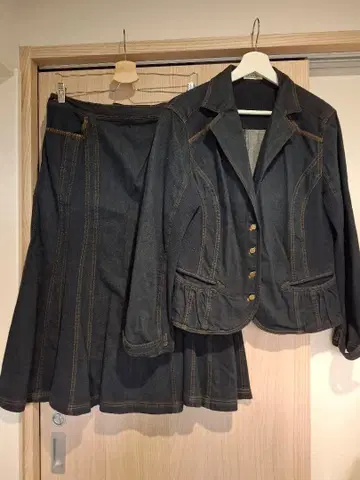 HIROKO BIS 다크 데님 셋업