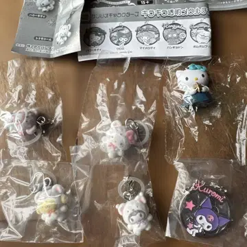 산리오 메지루시 액세서리 후와후와 스노우 외 6종 세트