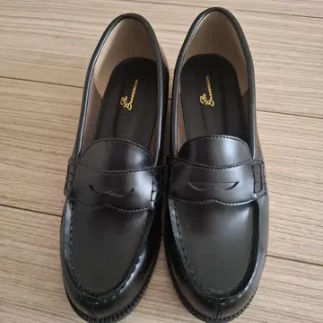 블랙 로퍼 합성 피혁제