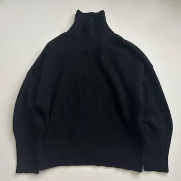 바나나리퍼블릭 터틀넥 니트 블랙 M 울 혼방