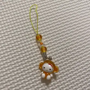 헬로키티 스트랩 원숭이 레어 당시 물품