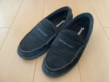 gravis 블랙 스웨이드 로퍼 26.5cm