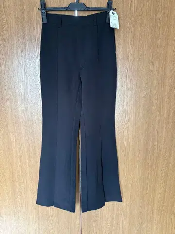 플레어 팬츠 블랙 F 사이즈