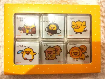 키이로이토리 원더 zoo 마그넷 세트 B 6개 세트