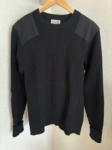 L.L.Bean 명령어 스웨터 M 블랙 메리노 램스울