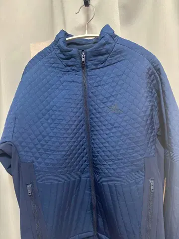 adidas 네이비 퀼팅 자켓 L