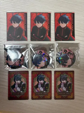 토겐 안키 이치노세 시키 마즐 로프트 캔뱃지 카드 특전