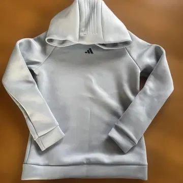 [ 미사용 ] adidas 종이상자 니트 후디 M 사이즈 스카이블루