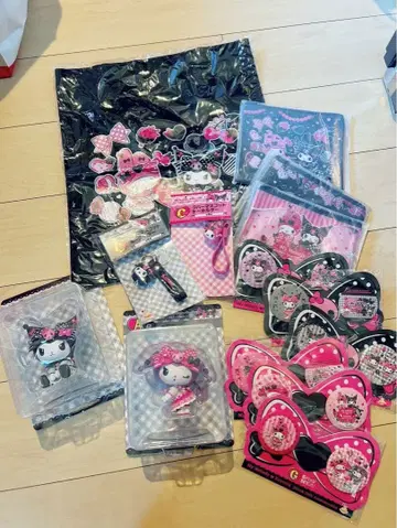 산리오 Happy 복권 마이멜로디 쿠로미 멜로쿠로 복권