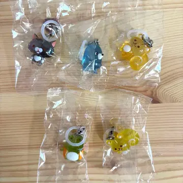 토끼 모피 메지루시 액세서리 세미 컴프