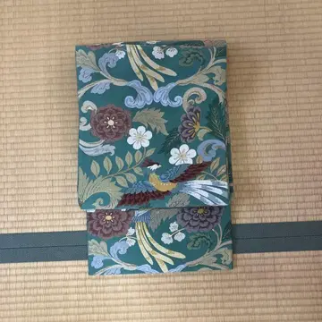 자수 후쿠로 오비 센쇼 초목염