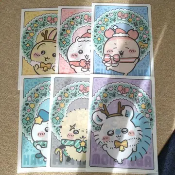 치이카와 (먼작귀) 세븐일레븐 클리어 파일 6종