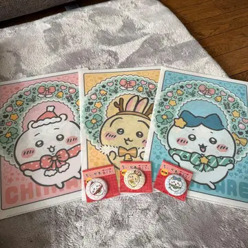 치이카와 세븐일레븐 클리어 파일, 캔 거울 3종 세트 치이하치우사