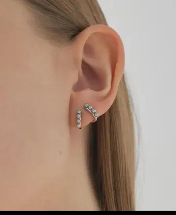 ete 펄 타이트 귀찌 플래티넘