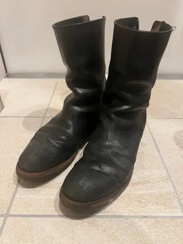 정크제품 초특가! 립 반 윙클 지퍼 부츠 야마다 렌