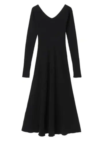 MES VACANCES 오가닉 코튼 리브 니트 원피스