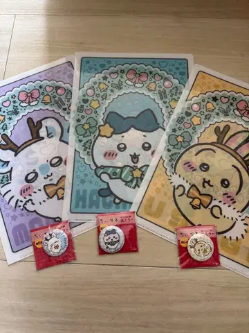 세븐일레븐 치이카와 오리지널 A4 클리어 파일 캔 거울