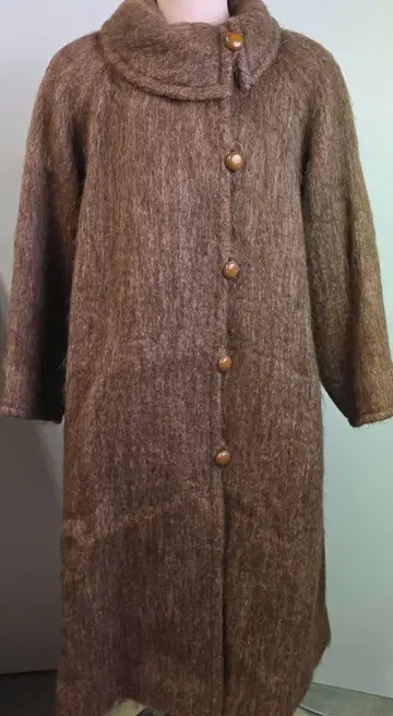 Maison de Liliane 브라운 롱 코트 모리걸 y46