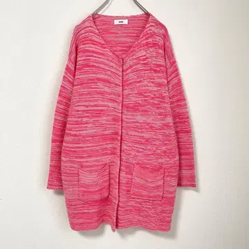 RCWB 로데오 크라운 니트 가디건 핑크 스냅 버튼 M 사이즈