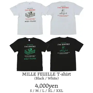 THE RAVENS MILLES FEUILLE 티셔츠 XL