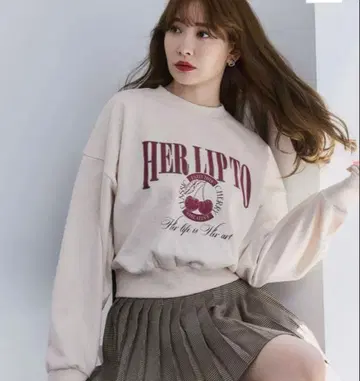 herlipto classic cherry sweatshirt