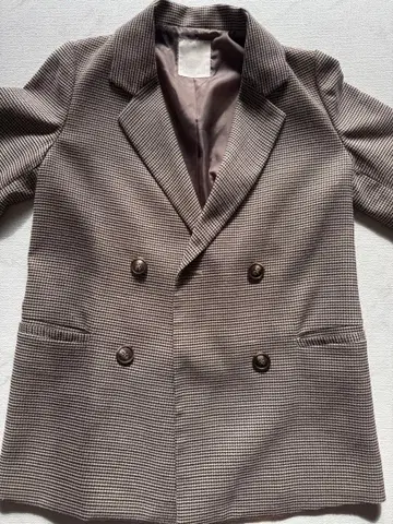 프리즈마트 하운드투스 체크 패턴 자켓