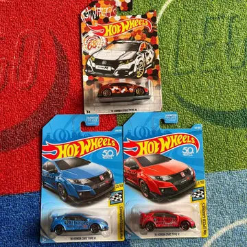 핫휠 16 혼다 시빅 타입 R 3대 세트