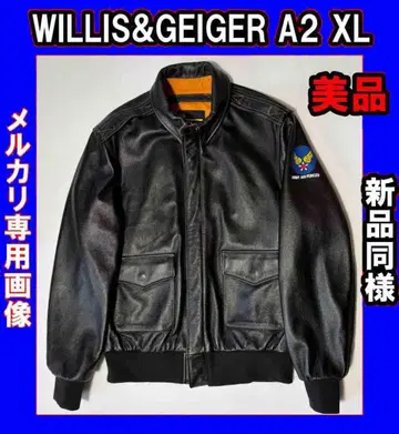 새상품급 WILLIS&GEIGER A-2 플라이트 자켓 XL