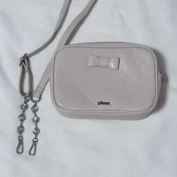 pium 피움 모노그램 비쥬 미니백 숄더백 핑크