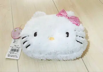 [ 택 포함 새상품 ] 메종 드 플뢰르 산리오 헬로키티 복슬복슬 파우치