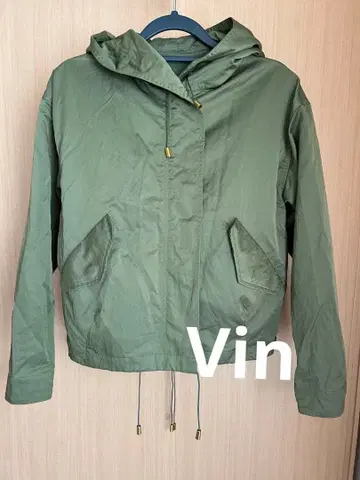 Vin 올리브 그린 마운틴 후드티 M 자켓 아우터