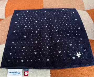 디즈니씨 일본제 100% 코튼 타월 네이비