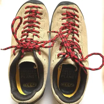 KEEN 스니커즈 아웃도어 신발 베이지/블랙 25.5cm