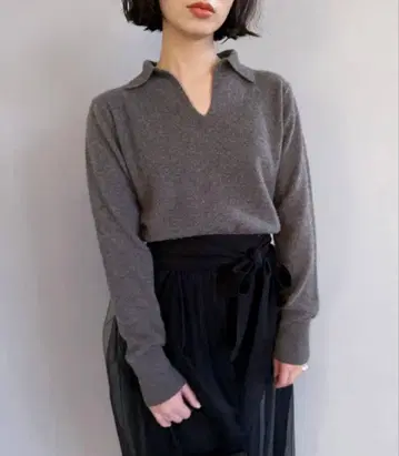 edit for lulu 캐시미어 스키퍼 탑