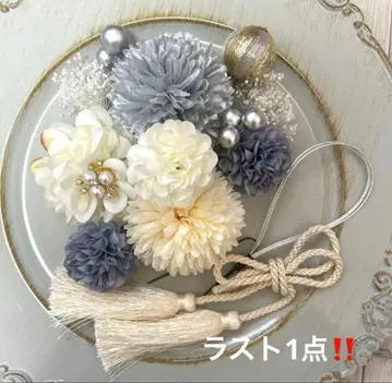 라스트 1점 성인식 졸업식 시치고산 사전 촬영 머리 장식