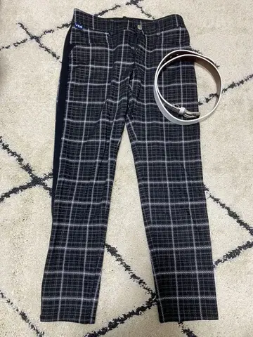 FILA 여성용 골프 팬츠 벨트 세트