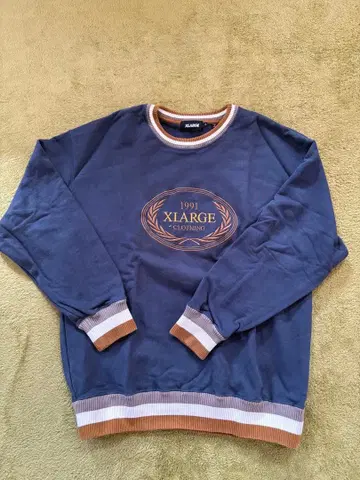 XLARGE 1991 로고 트레이닝복 네이비